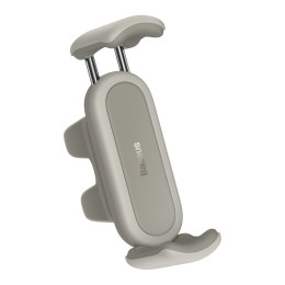 Автодержатель Baseus Steel Cannon 2 Air Outlet Car Mount (SUGP000002) Creamy-White