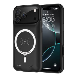 Чехол powerbank iBattery для iPhone 167Pro Slan QI MagSafe 6000 mAh Black