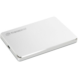 Зовнішній жорсткий диск (HDD) 2.5" USB 2.0TB Transcend (TS2TSJ25C3S) Silver
