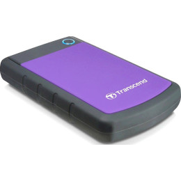 Зовнішній жорсткий диск (HDD) 2.5" USB 2.0TB Transcend StoreJet 25H3 (TS2TSJ25H3P) Violet