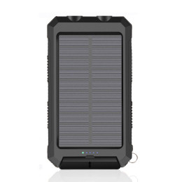 Повербанк от солнца iBattery TS-886 с фонариком и компасом 8000 mAh black