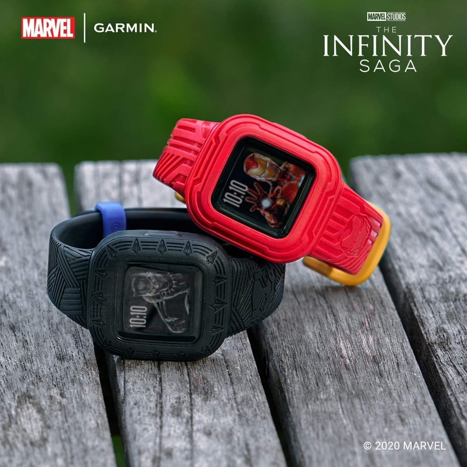 Фітнес-браслет Garmin Vivofit Jr.3 Marvel Black Panther (010-02441-10)
