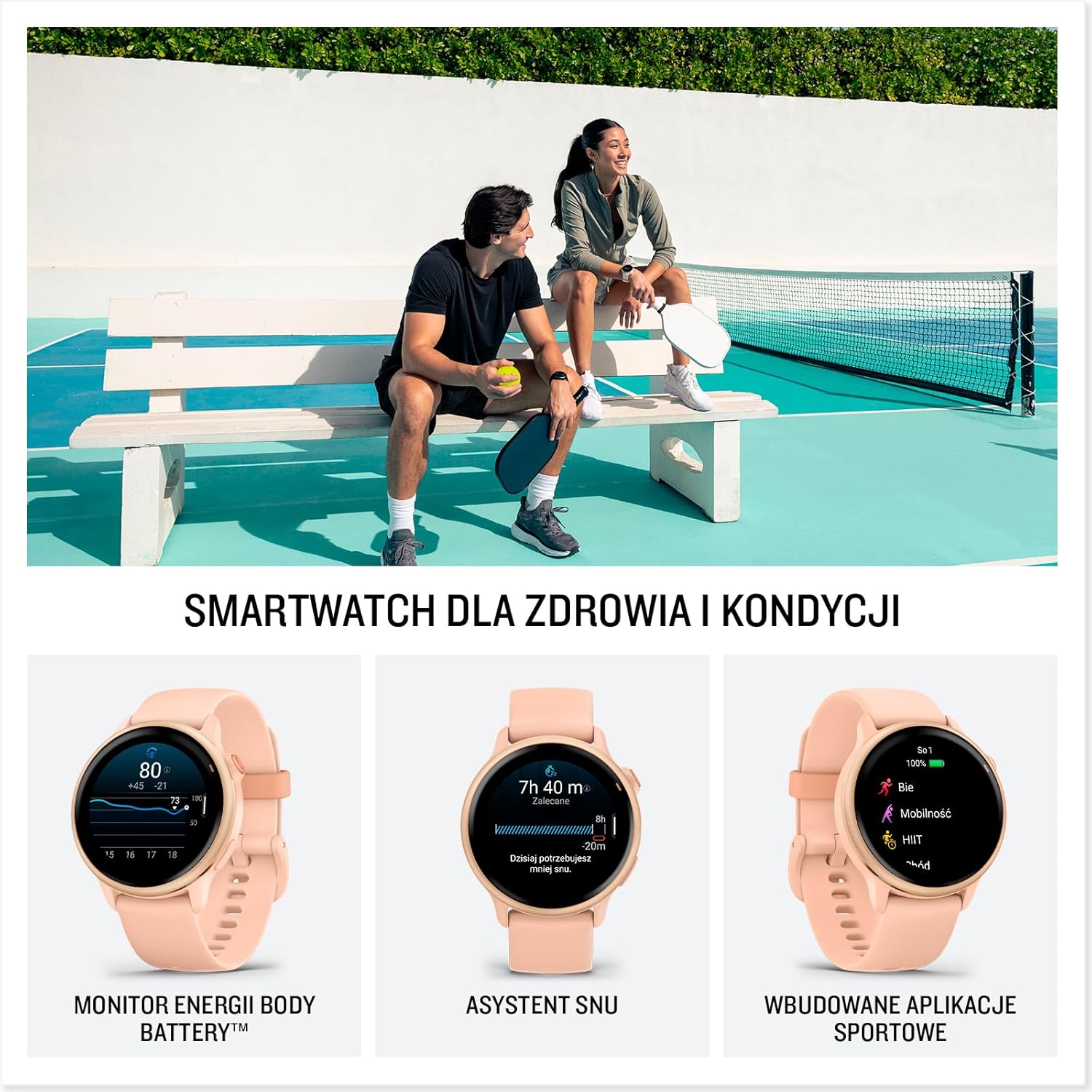 Смарт-годинник Garmin vivoactive 6 Pebble Grey (010-02985-04)