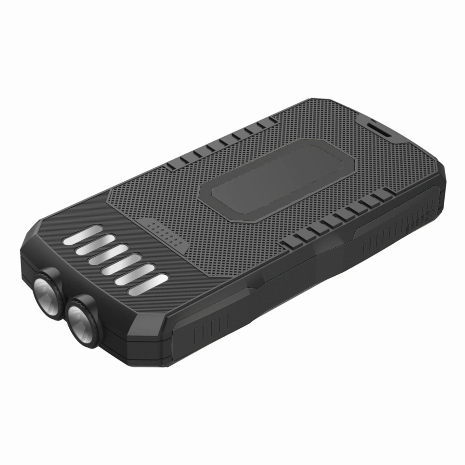 Power Bank на солнечной батарее iBattery YD-819w c фонариком и беспроводной зарядкой QI 25000 mAh черный