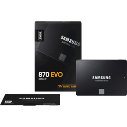 SSD диск Samsung 870 EVO 2.5" SATA 250GB (MZ-77E250B-EU)