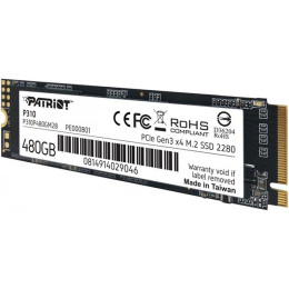 SSD диск Patriot P310 M.2 NVMe 480GB (P310P480GM28)
