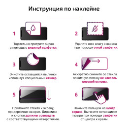 Защитное стекло iBattery 9D for iPhone 12 Mini black