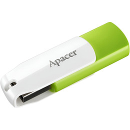 Флеш-накопичувач Apacer USB 2.0 AH335 64GB (AP64GAH335G-1) Green White
