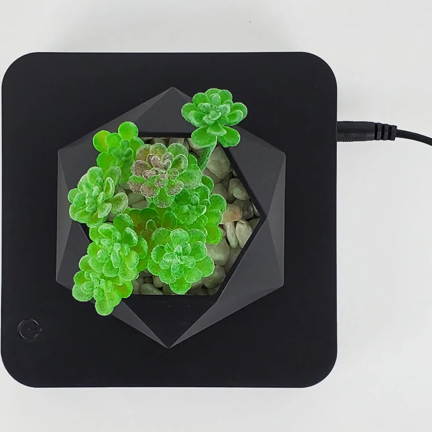 Магнитный левитационный горшок для растений HCNT Magnetic Levitating Pot M10-GW4 (SIM10-GW4) Black