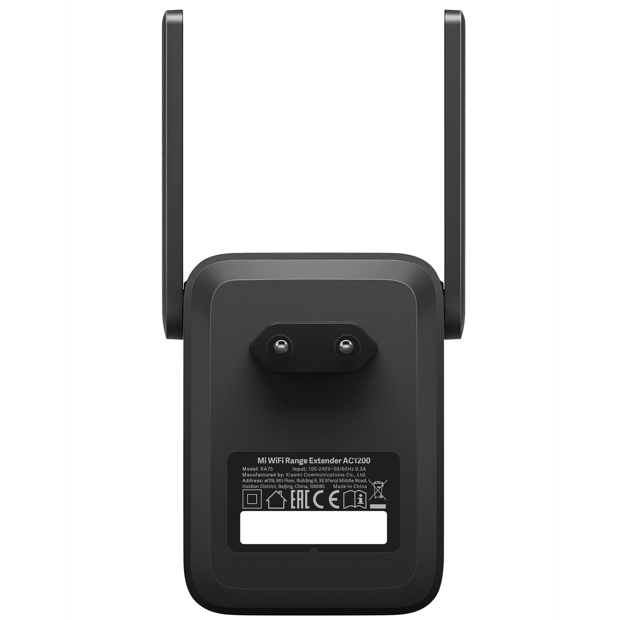 Підсилювач Wi-Fi Xiaomi Mi WiFi Ranee Extender AC1200 (DVB4348GL) Black