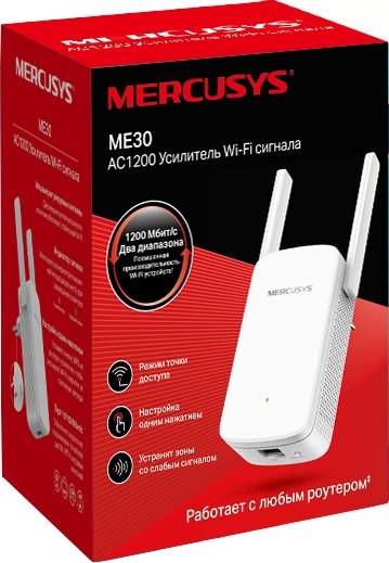 Підсилювач Wi-Fi (ретранслятор) Mercusys ME30