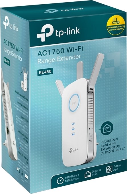 Підсилювач Wi-Fi (ретранслятор) TP-Link RE450