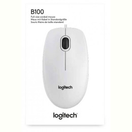 Мышь Logitech B100 White (910-003360)