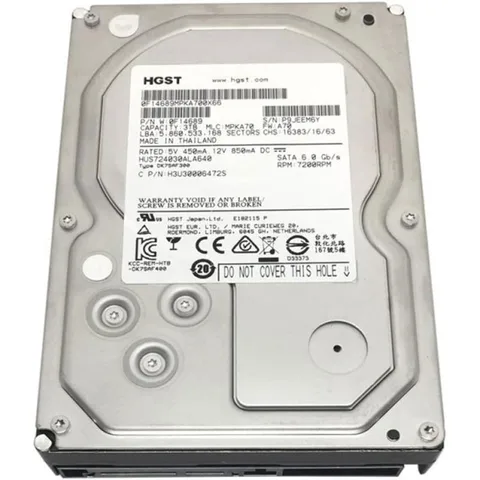 Жесткий диск (HDD) 3.5" SATA 3TB Hitachi Ultrastar 7K4000 7200rpm/64MB (HUS724030ALA640)