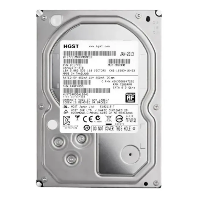 Жорсткий диск (HDD) 3.5" SATA 2Tb Hitachi Deskstar 7K3000 7.2K 6G 7200rpm/64MB (HUA723020ALA640)