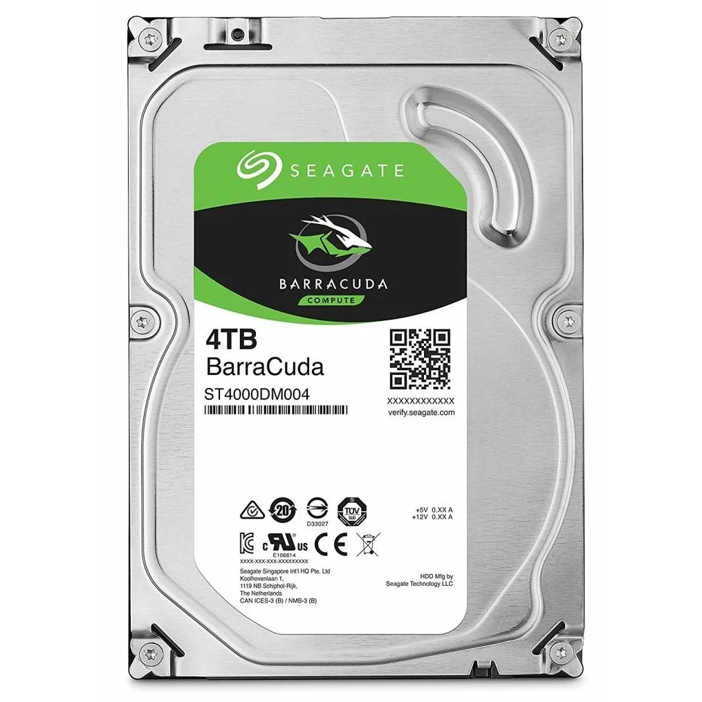 Жорсткий диск (HDD) 3.5" SATA 4TB Seagate BarraCuda 5400rpm/256MB (ST4000DM004)