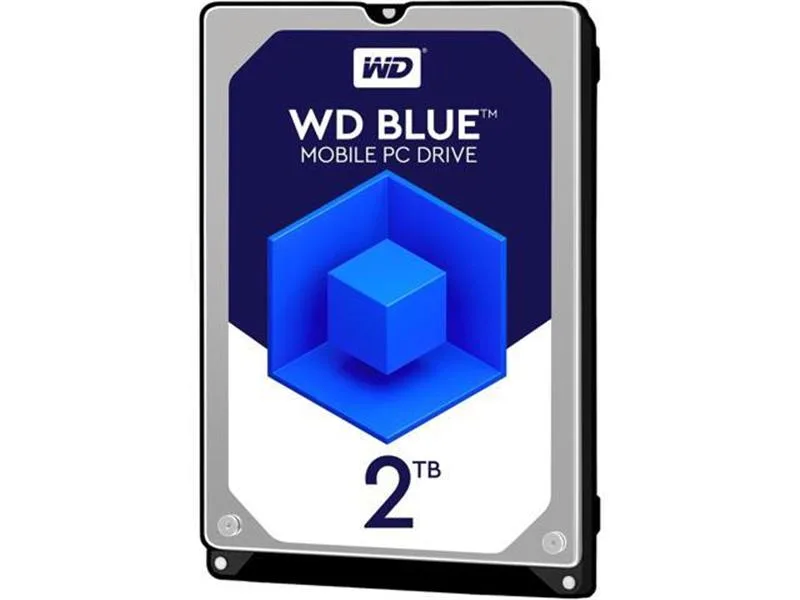 Жорсткий диск (HDD) 2.5" SATA 2TB WD Blue 5400rpm/128MB (WD20SPZX)