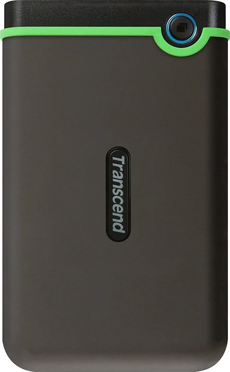 Зовнішній жорсткий диск (HDD) 2.5" USB 1.0TB Transcend StoreJet 25M3 (TS1TSJ25M3S) Grey