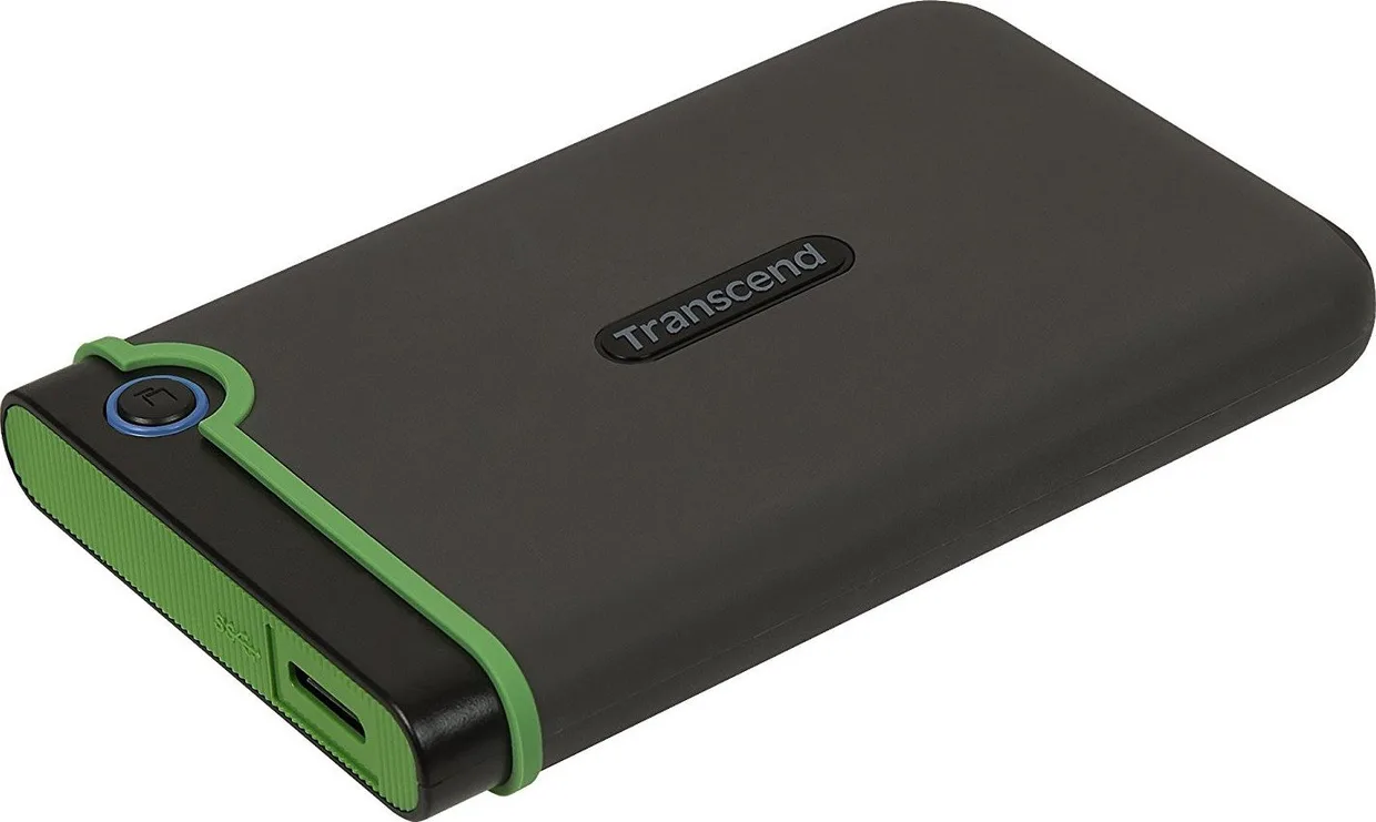 Зовнішній жорсткий диск (HDD) 2.5" USB 1.0TB Transcend StoreJet 25M3 (TS1TSJ25M3S) Grey — фото 2