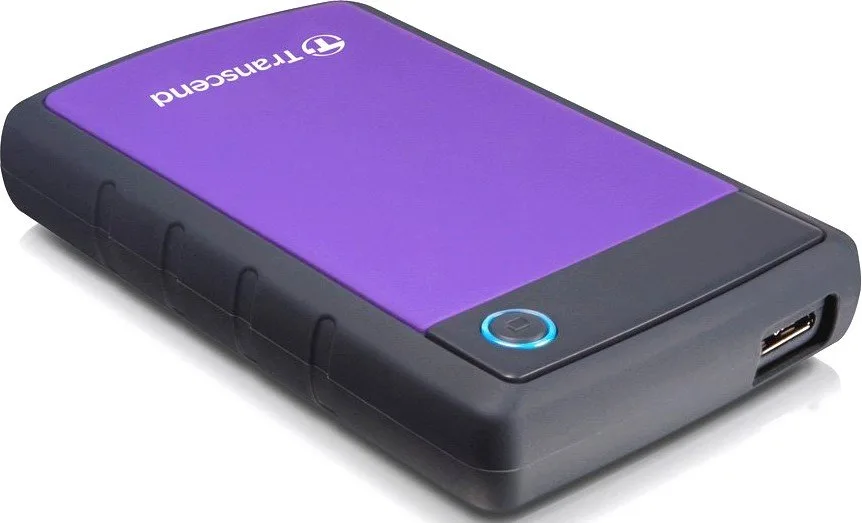 Зовнішній жорсткий диск (HDD) 2.5" USB 2.0TB Transcend StoreJet 25H3 (TS2TSJ25H3P) Violet — фото 3