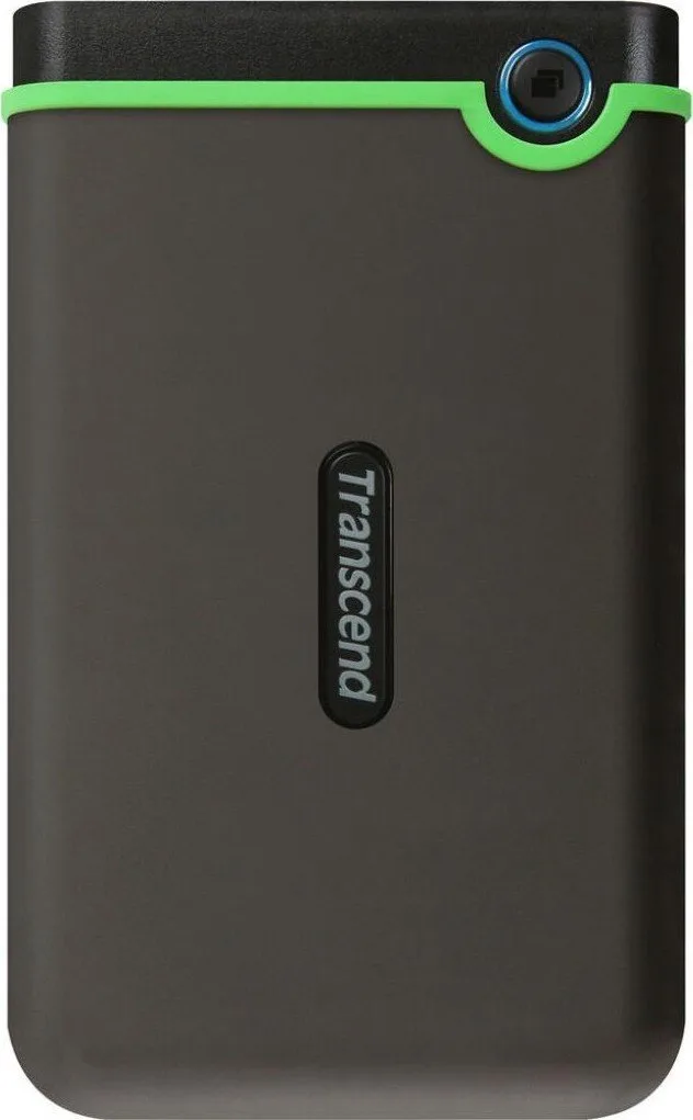Зовнішній жорсткий диск 2.5 USB 4TB Transcend StoreJet 25M3 у сіро-зеленому корпусі