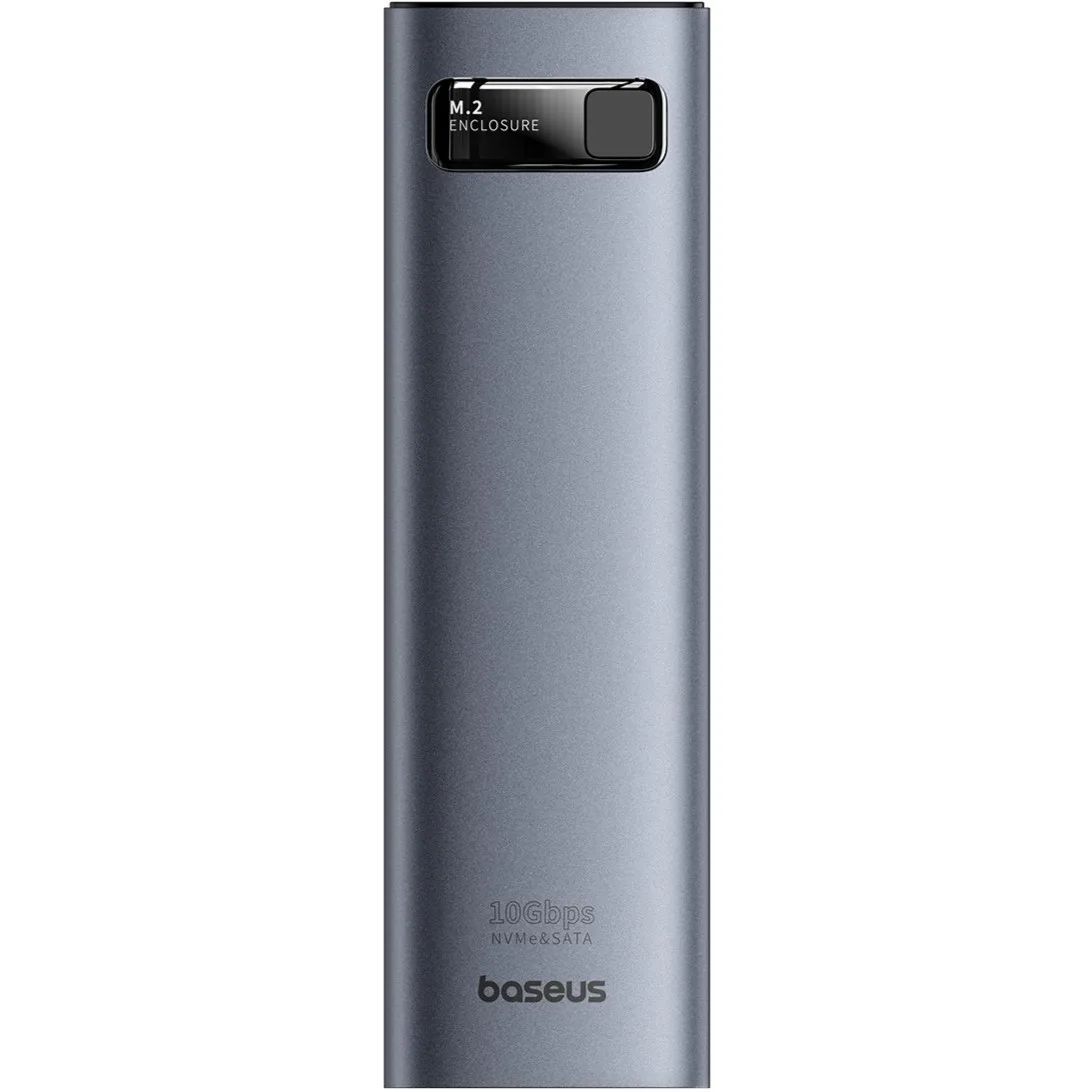 Відсік для твердотільного накопичувача Baseus FlyJoy M.2 NVMe | M.2 SATA 10 Gb/s SSD (B00760600811-00) Space Grey