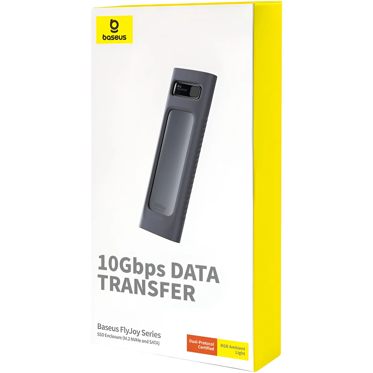 Відсік для твердотільного накопичувача Baseus FlyJoy M.2 NVMe | M.2 SATA 10 Gb/s SSD (B00760600811-00) Space Grey — фото 7