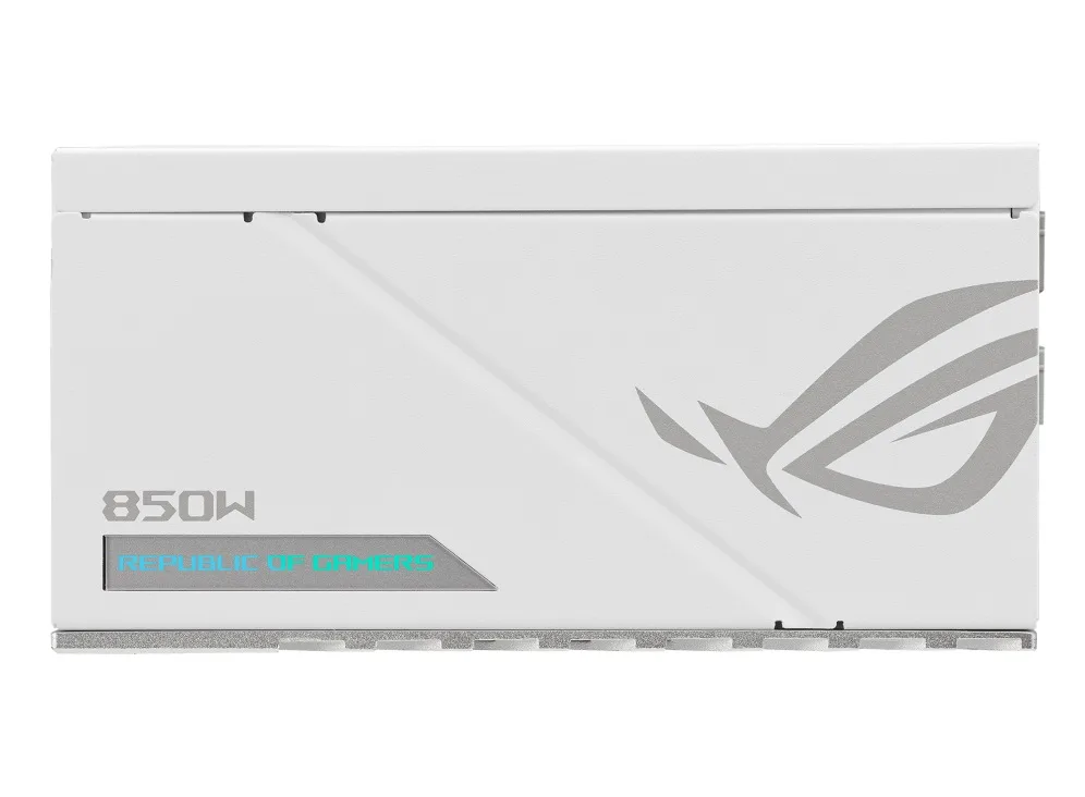 Боковая стенка блока питания Asus ROG Loki SFX-L 850W Platinum с надписью Republic of Gamers