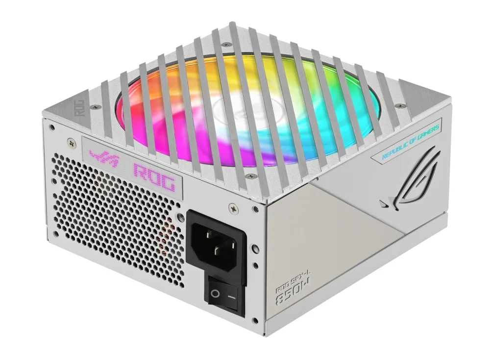 Блок питания Asus ROG Loki SFX-L 850W Platinum с подсвечиваемым кулером и решеткой