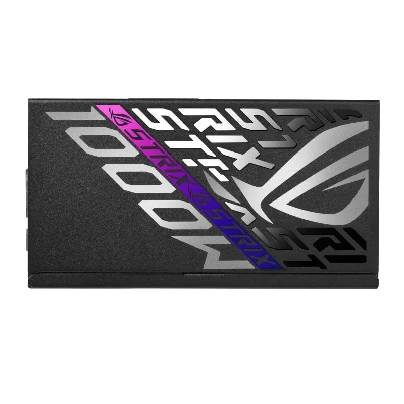 Боковая панель блока питания Asus ROG Strix 1000P Gaming с логотипом ROG и надписью 1000W
