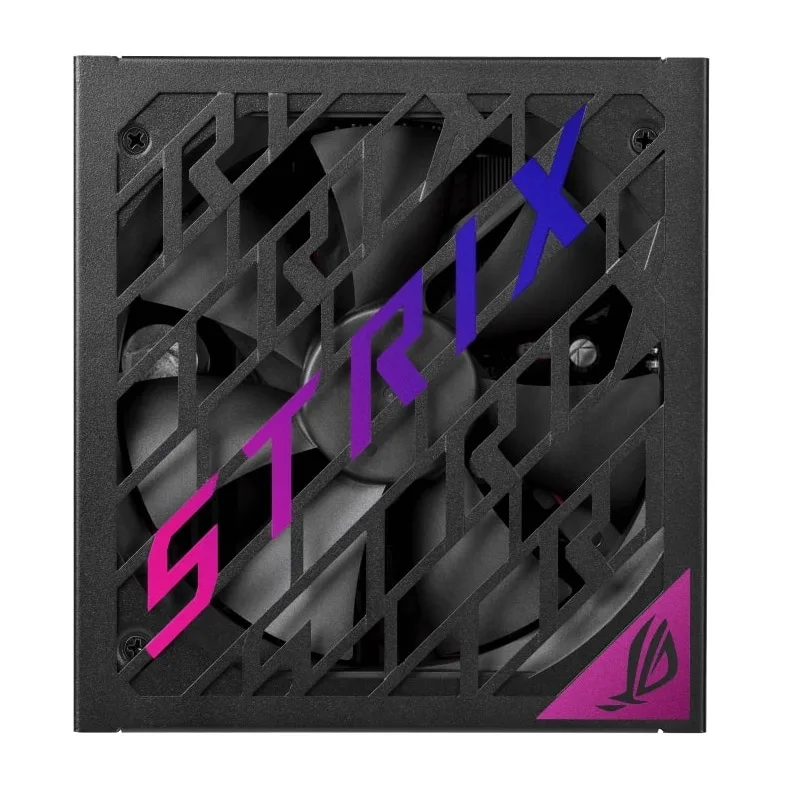 Верхняя решетка кулера блока питания Asus ROG Strix 1000P Gaming с надписью Strix