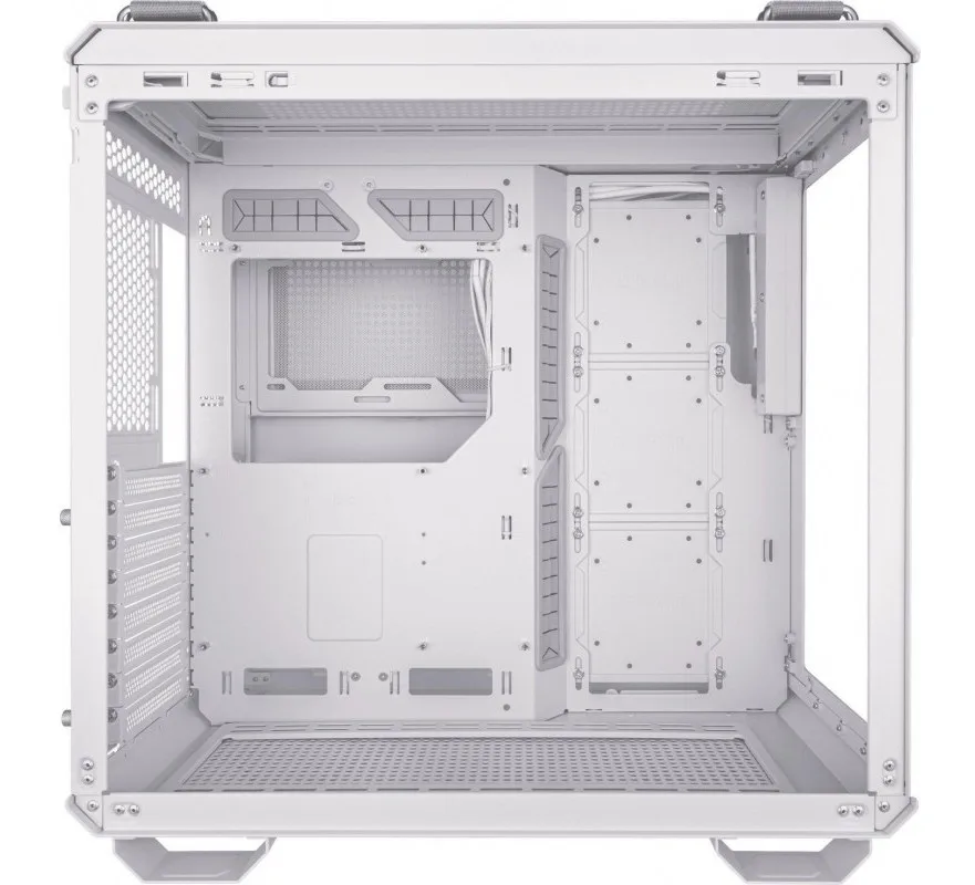 Внутреннее шасси и монтажная панель материнской платы белого корпуса Asus TUF GT502 Plus White