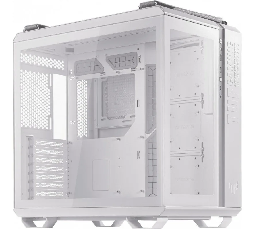 Белый корпус Asus TUF Gaming GT502 Plus White с панорамными прозрачными панелями