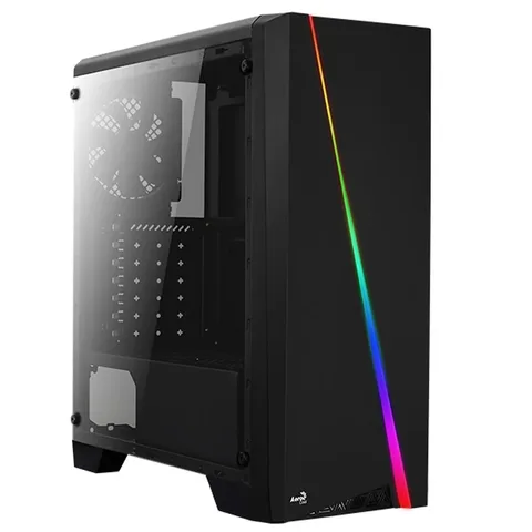 Корпус AeroCool Cylon BG (Tempered Glass) (ACCM-PV10013.11) Black без Б/П