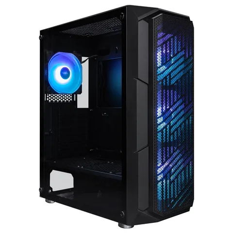 Корпус 1stPlayer XF-4F2(AP)-BK Black без Б/П