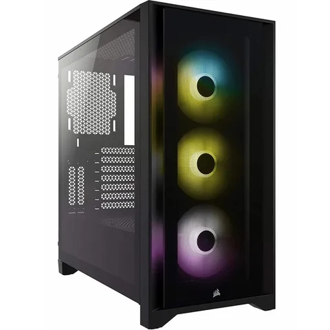 Корпус Corsair iCUE 4000X RGB Tempered Glass Black (CC-9011204-WW) без Б/П