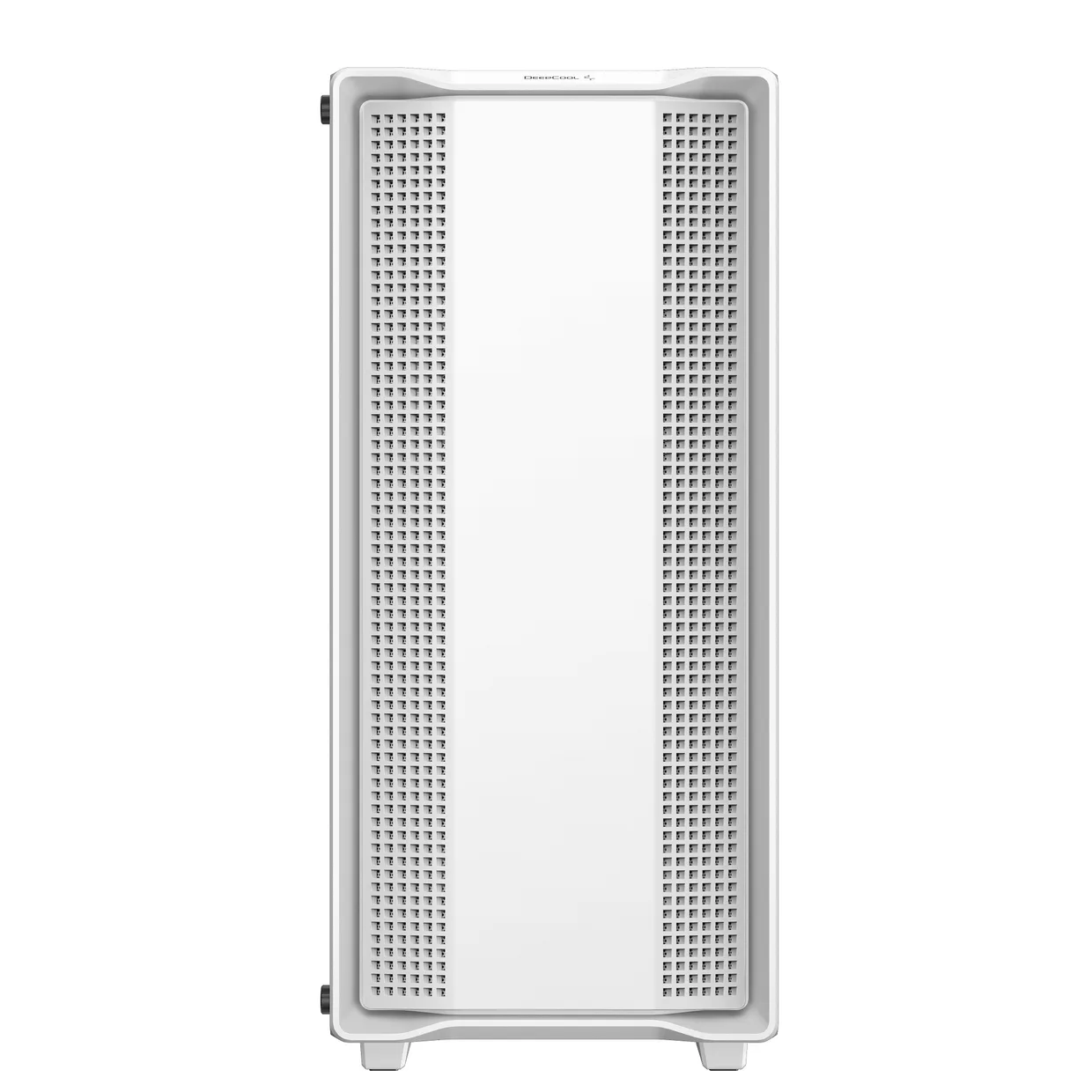 Передняя панель белого корпуса DeepCool CC560 V2 White с боковыми воздухозаборными отверстиями