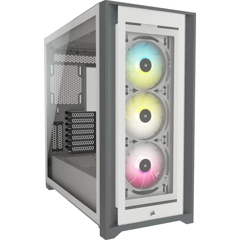 Корпус Corsair iCUE 5000X RGB Tempered Glass White (CC-9011213-WW) без Б/П