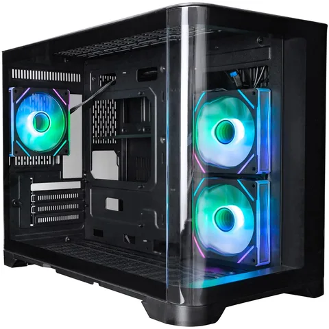 Корпус 1stPlayer UV6-2FCR(AP)-FC(AP) Black без Б/П