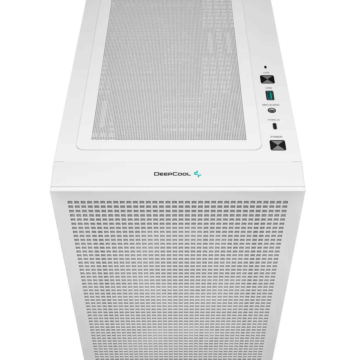 Верхняя панель корпуса DeepCool CH360 White с пылевым фильтром и портами подключения