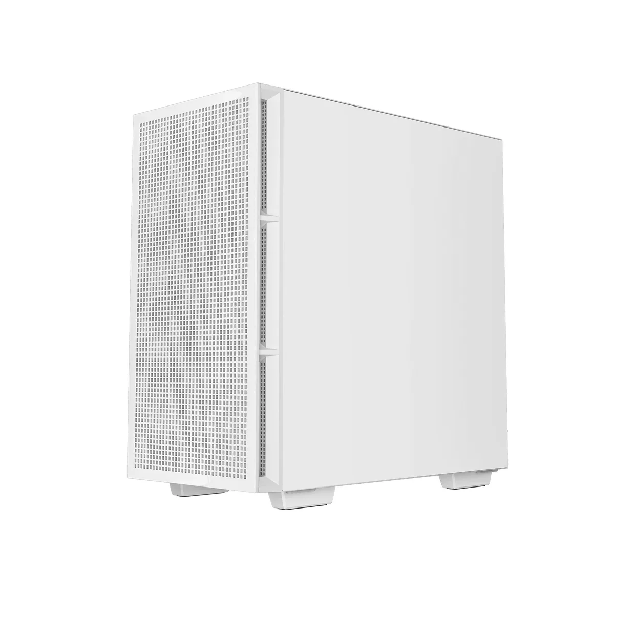 Белый корпус DeepCool CH360 White со сплошной металлической боковой панелью