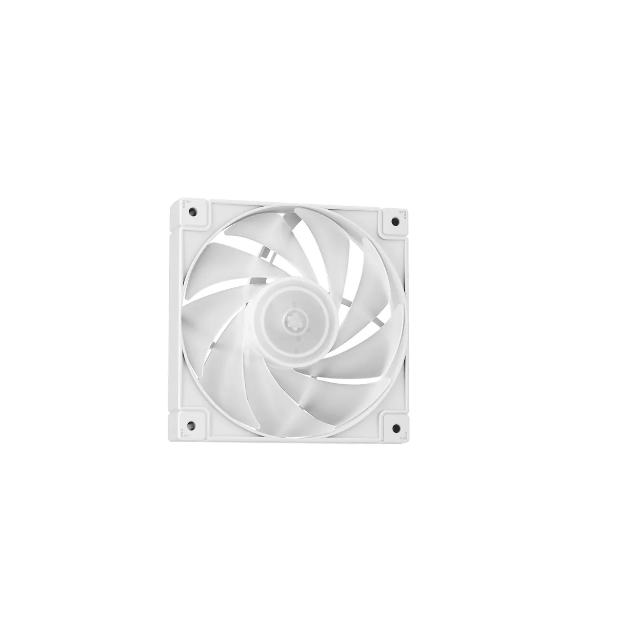 Белый корпусный вентилятор DeepCool под углом
