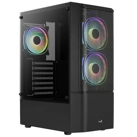 Корпус AeroCool Quantum Mesh-G-BK-v2 (ACCM-PV31033.11) Black без Б/П