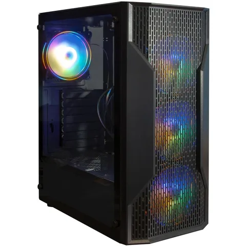 Корпус Frime Legion Black USB 3.0 без Б/П (Legion-U3-GLS-4DTRMLT16.6WP)