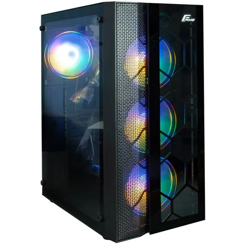Корпус Frime Nucleus Black USB 3.0 без Б/П (Nucleus-U3-GLS-4DTRMLT16.6WP)
