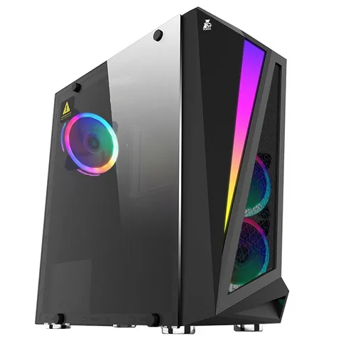 Корпус 1stPlayer R5-3R1 Color LED Black без Б/П