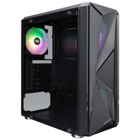 Корпус 1stPlayer F4-3F2(AP) Black без Б/П