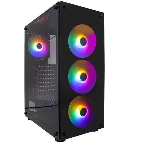 Корпус 1stPlayer V3-B-4F1 Black без Б/П