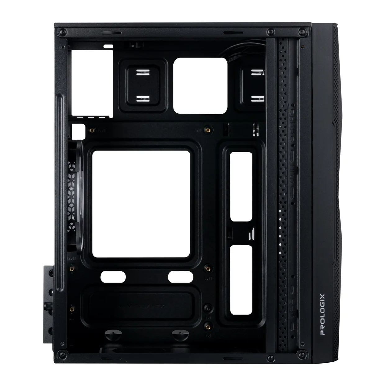 Корпус Prologix E113 Tempered Glass&Mesh Black — фото 4