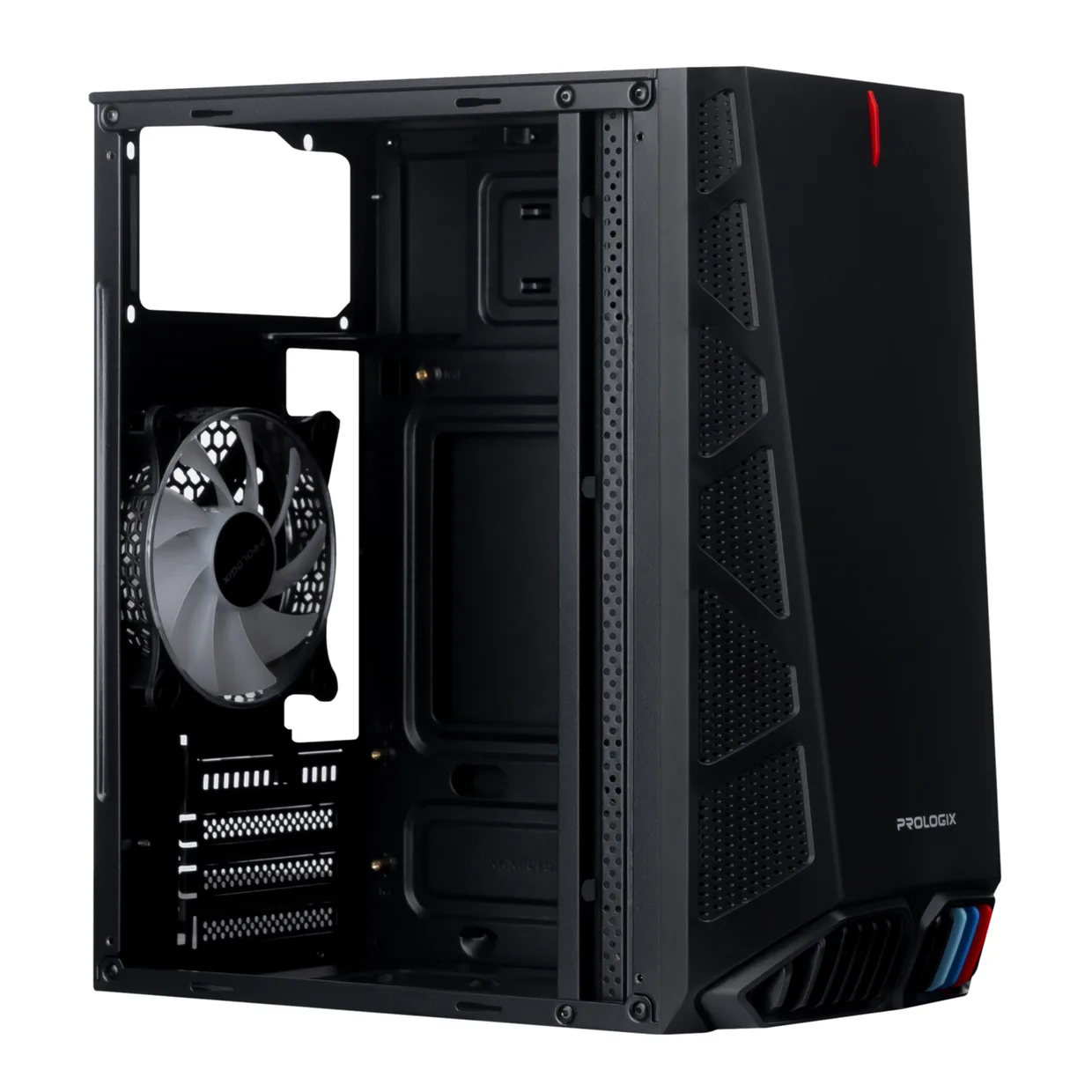 Корпус Prologix E112 Tempered Glass Black — фото 2